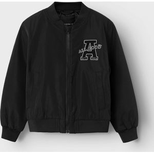 Name It Bomber Jack - NknMain - Zwart m. A - Name It - 6 jaar (116) - Zomerjas