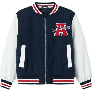 NAME IT Unisex NMNMAIN Bomber Jacket PB bomberjack, blauw, 92, blauw, 92 cm