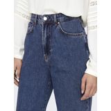 Only Silje Ex Str Wide Dot729 Hoogzittende Jeans Blauw Vrouw