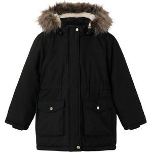 Name It - Master Parka - Winterjas - Zwart - Junior