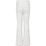 Kids Only - Flared Jeans - Wit - Katoen/Gerecycled Polyester/Elastaan