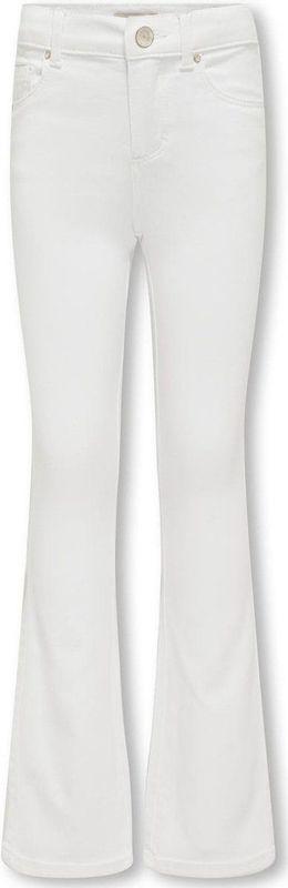 Kids Only - Flared Jeans - Wit - Katoen/Gerecycled Polyester/Elastaan