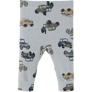 NAME IT Babyjongens Nbmwang Wool Needle Longjohn Noos pyjamabroek, grijs, 74 cm