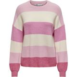 Only Onlatia Stripe Pullover Knt Noos Dames Gebreide Truien