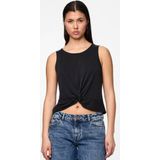 Pieces - Top - Zwart - Viscose Lenzing Ecovero/Polyester