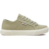 ONLY - Nicola - Lage Sneakers - Kaki - Katoen