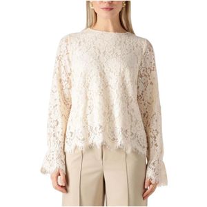 Y.A.S Spitzenbluse »YASPERLA LS LACE TOP S. NOOS«