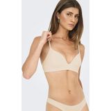 T-shirt BH - Peach Taffy - 75% Nylon, 25% Elastaan - Licht Gewatteerd, Zonder Beugels