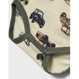 Name It - Wang Wool Needle Bodysuit - Grijs - 100% Merinowol