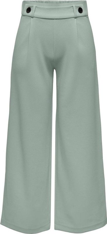 Jacqueline de Yong - Wide-Leg Broek - Zwart - 95% Polyester, 5% Elastaan