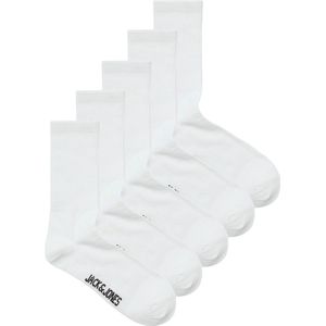 Sokken - Wit - 72% Katoen 26% Polyester 2% Elastaan - Vijf Paar