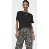 Only - Onlmonja Tee Jrs Noos - T-shirt - Zwart - Katoen