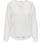 Jacqueline de Yong - Carolina - Blousetop - V-hals - Lange Mouwen