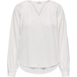 Jacqueline de Yong - Carolina - Blousetop - V-hals - Lange Mouwen