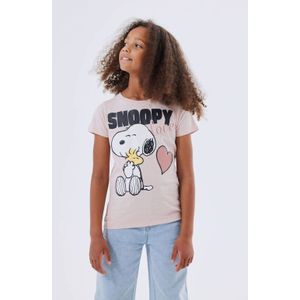 Name it - Nkfnanni Snoopy Ss Top Noos Vde - Meisjes - t-Shirts