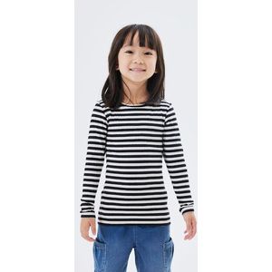 T-shirt - Black - Ribbreisel - Slim Fit - 95% Katoen