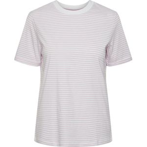 Pieces - Pcria Ss Fold Up Tee Stripes Noos Bc - Dames - t-Shirts