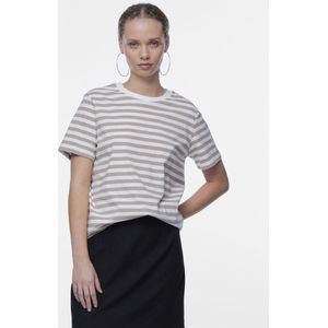 Pieces - Pcria Ss Tee Stripes Jrs Noos Bc - Dames - t-Shirts