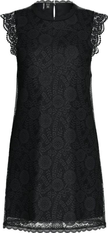 Pieces - Olline - Jurk - Ronde Hals - Mouwloos - Kantdetail - Regular Fit