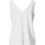 PIECES - Franan - Blouseshirt - Offwhite - V-hals - Mouwloos