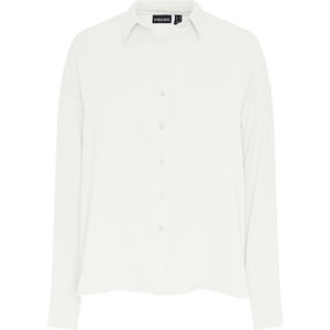 PIECES - PCFRANAN - Dameshemd - Wit - Lange Mouwen