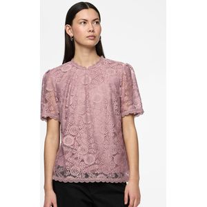 PIECES Dames Pcolline Ss Lace Top Noos Tanktop, Woorose, S