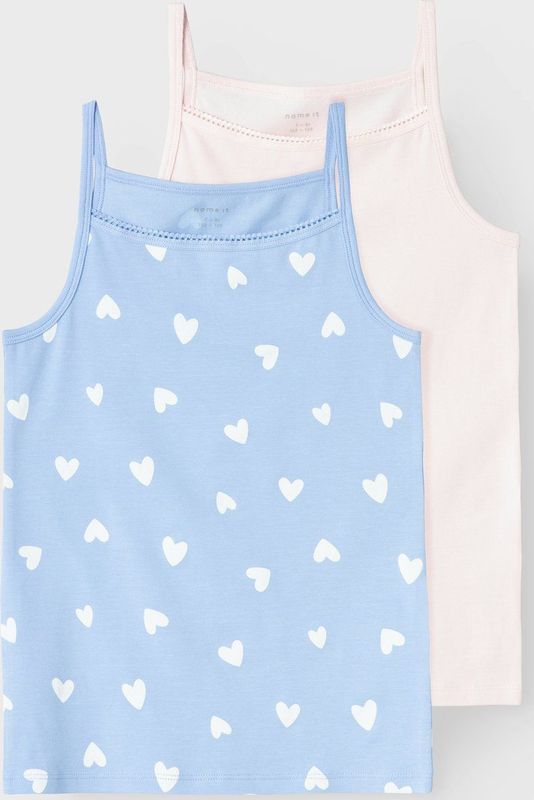 Name it - Serenity - Meisjes Hipsters Onderbroeken - Blauw - 2-pak - Organisch Katoen