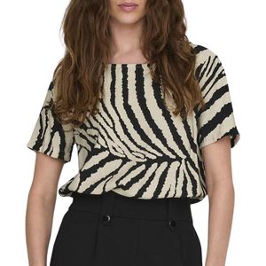 Jdy - Jdycamille s s o-Neck Top Wvn - Dames - Blouses