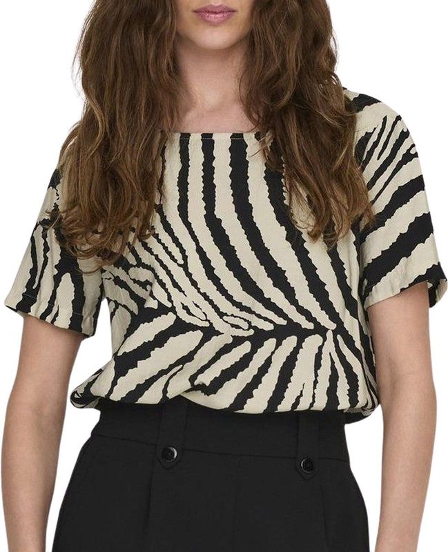 Jdy - Jdycamille s s o-Neck Top Wvn - Dames - Blouses