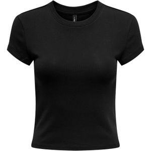 ONLY Kurzarmshirt »ONLELINA S/S O-NECK SHORT TOP JRS NOOS«