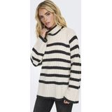Jdy Jdymiley Long Stripe Pullov Knt Noos Dames Trui - Birch W. Dgm Stripes