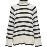 Jdy Jdymiley Long Stripe Pullov Knt Noos Dames Trui - Birch W. Dgm Stripes