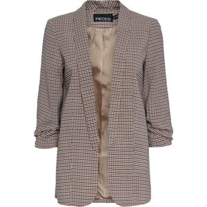 Blazer - Revers - Regular Fit - 98% Polyester, 2% Elastaan
