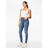 Skinny Fit Jeans - Middenwas - 75% Katoen - Hoge Taille