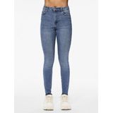 Skinny Fit Jeans - Middenwas - 75% Katoen - Hoge Taille