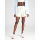 PIECES - CHILLI - Broek - Wit gemêleerd - High waist