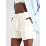 PIECES - CHILLI - Broek - Wit gemêleerd - High waist