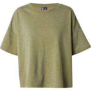 PIECES t-shirt dames, diep lichen green, XL