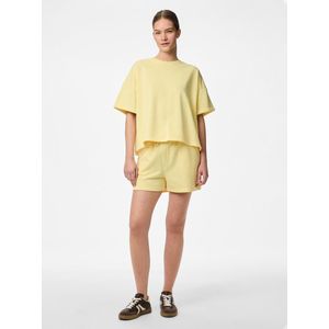Pieces Pcchilli Summer 2/4 Loose Sweat Pale Banana GEEL L
