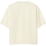 Sweatshirt - CHILLI - Effen - Sweatstof - Halve Mouw - Wijde Pasvorm