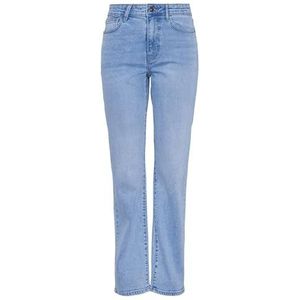 Pieces Pckelly Hw Lb302 Noos Jeans met rechte pijpen voor dames, Blauw