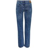 Pieces - Kelly Spijkerbroek - Blauw - Katoen, Elastan - Straight Fit