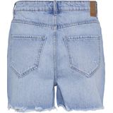 Pieces Broek Pcsummer Hw Dest Lb Shorts Noos 17146747 Light Blue Denim Dames