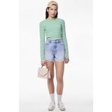 Pieces Broek Pcsummer Hw Dest Lb Shorts Noos 17146747 Light Blue Denim Dames