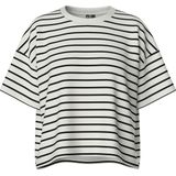 Pieces PCCHILI Sweatshirt - Lounge shirt dames - Blauw gestreept