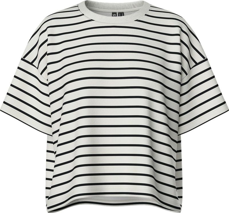 Pieces PCCHILI Sweatshirt - Lounge shirt dames - Blauw gestreept