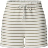 pieces - PCCHILLI SUMMER HW SHORTS - Cloud Dancer - Bermuda's - Hoog Taille