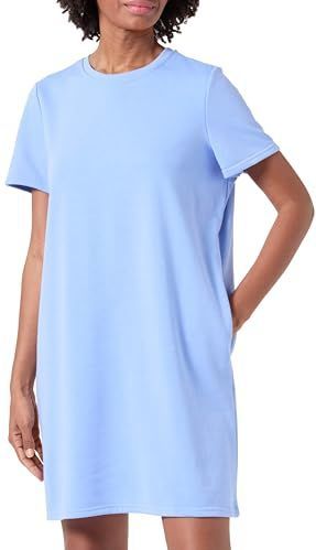 PIECES Pcchilli Summer Ss Sweat Dress Noos Jurk voor dames, Hydrangea., M