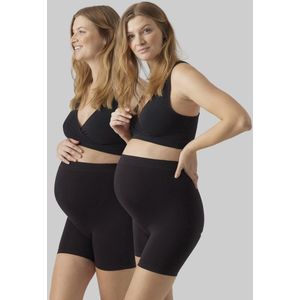 Zwangerschaps-shorts - Naadloze Shorts - Kort - 2-pack - Slim Fit