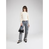 Gebreide Pullover - Hoge Hals - Lange Mouwen - Regular Fit - Zwart - Viscose/Nylon